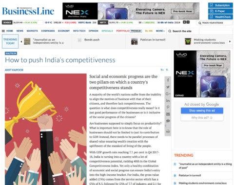 How to push India’s competitiveness